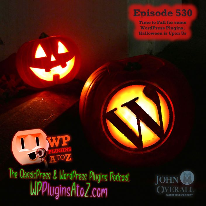 Wordpress logo as and with a jack-o-lantern!