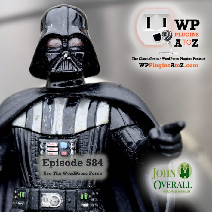 It's Episode 584 and we have plugins for Object Cache, Forcing Logins, Stopping Spammers, Blue Whales, Easy Tube, Christmas Mood Setting... and ClassicPress Options. It's all coming up on WordPress Plugins A-Z!